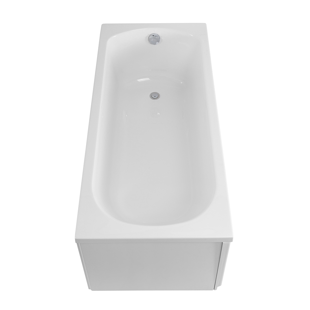 купить Ванна акриловая Cezares ECO-155-70-41-W37 с металлическим каркасом ECO-155-70-MF-R 