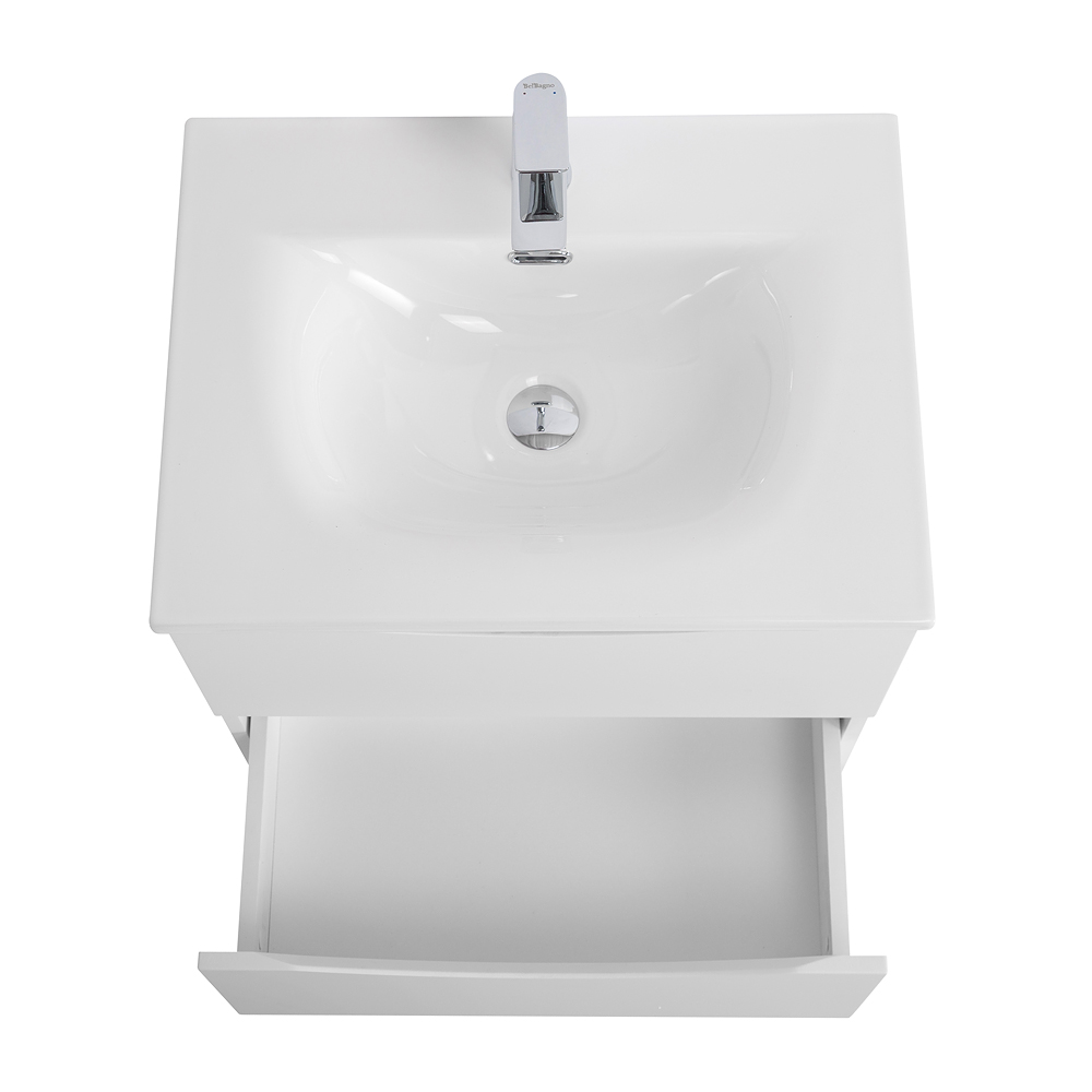 Тумба под раковину подвесная BelBagno MARINO-CER-N-600-2C-SO-BL-P