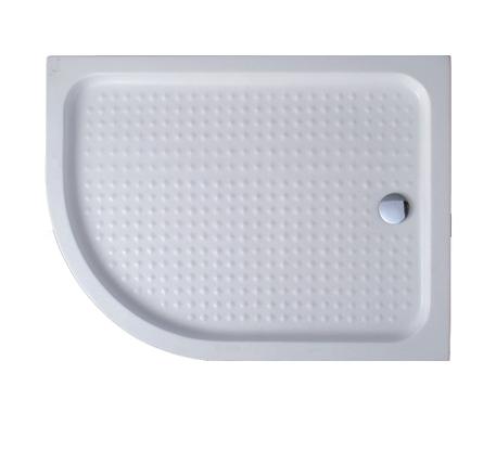 купить Поддон акриловый 100х80 правосторонний Cezares TRAY-A-RH-100/80-550-15-W-R с сифоном 