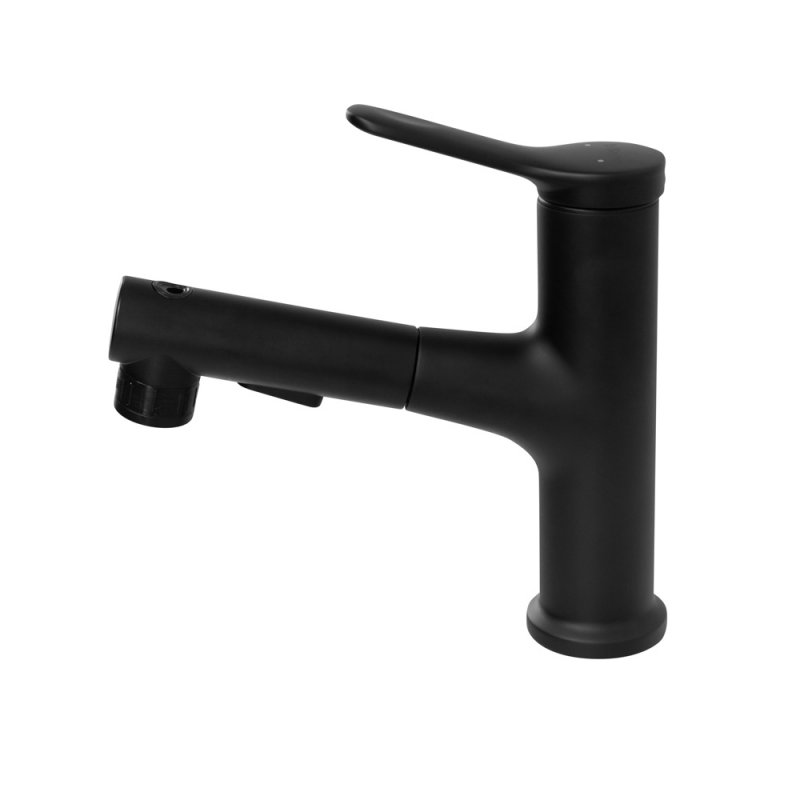 купить Cмеситель для раковины BelBagno BB-LVMD-NERO-W0 с вытяжным изливом 