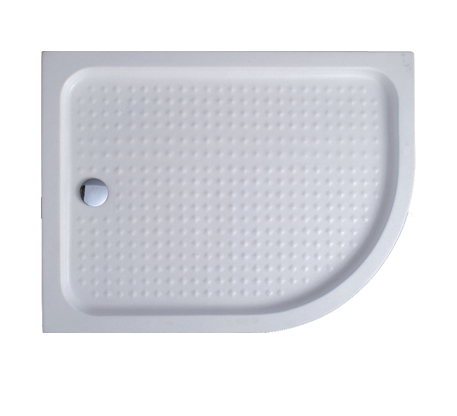 купить Поддон акриловый 120х80 левосторонний Cezares TRAY-A-RH-120/80-550-15-W-L с сифоном 