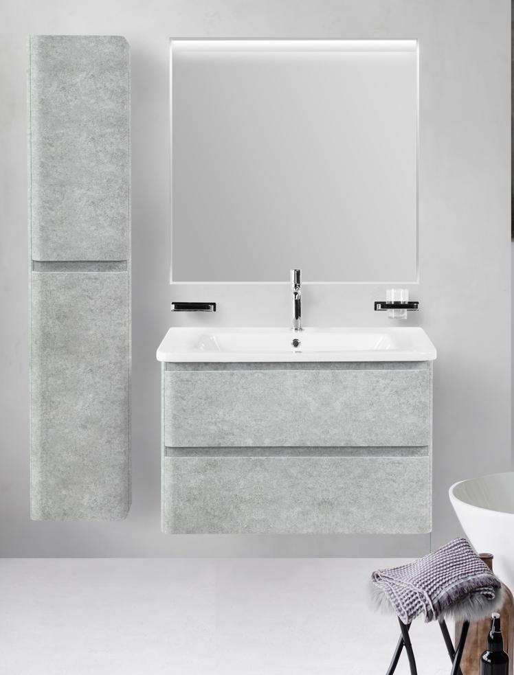 купить Тумба подвесная с керамической раковиной BelBagno ALBANO-CER-800-2C-SO-CVG 