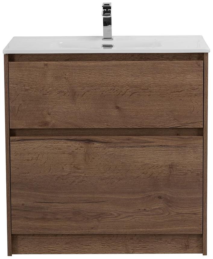 Тумба напольная с раковиной BelBagno KRAFT39-800/390-2C-PIA-RT
