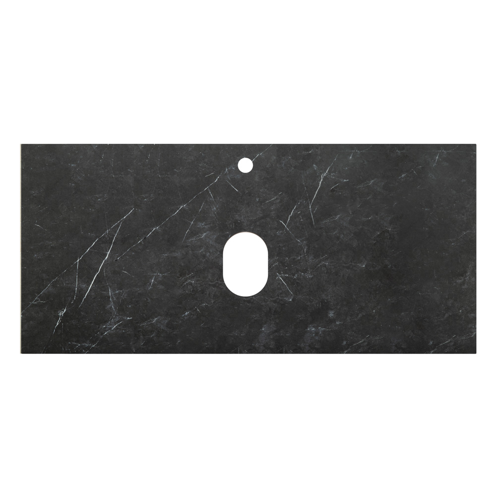Столешница из керамогранита Cezares SLD-100/48-MNO Marmo Nero Opaco