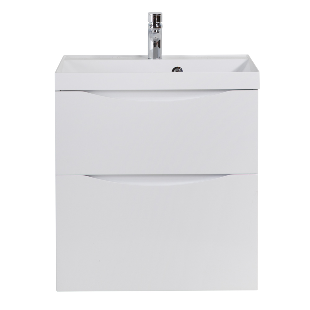 Тумба подвесная с раковиной BelBagno MARINO-H60-600-2C-SO-BL-P
