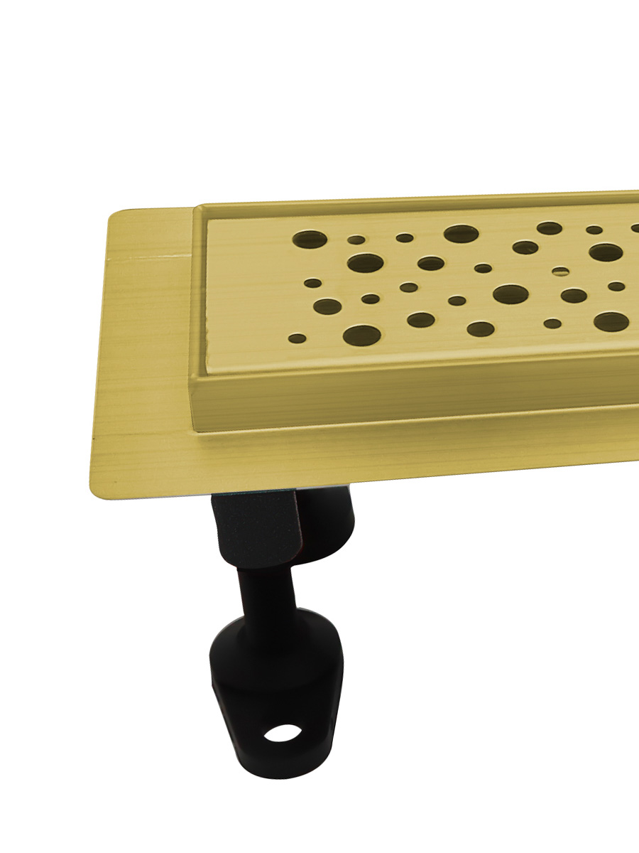 Душевой лоток CEZARES RELAX-LD-60-BORO брашированное золото