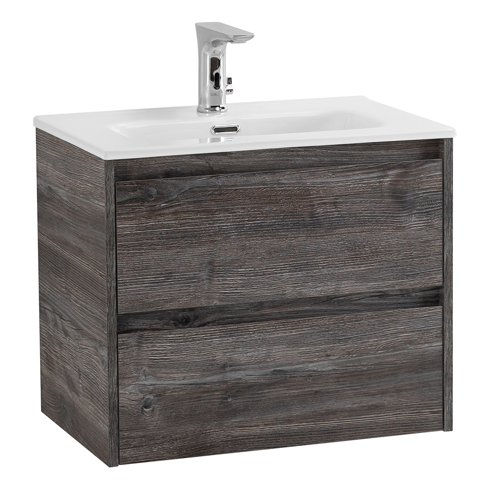 Тумба подвесная с раковиной BelBagno KRAFT 39-600/390-2C-SO-PP