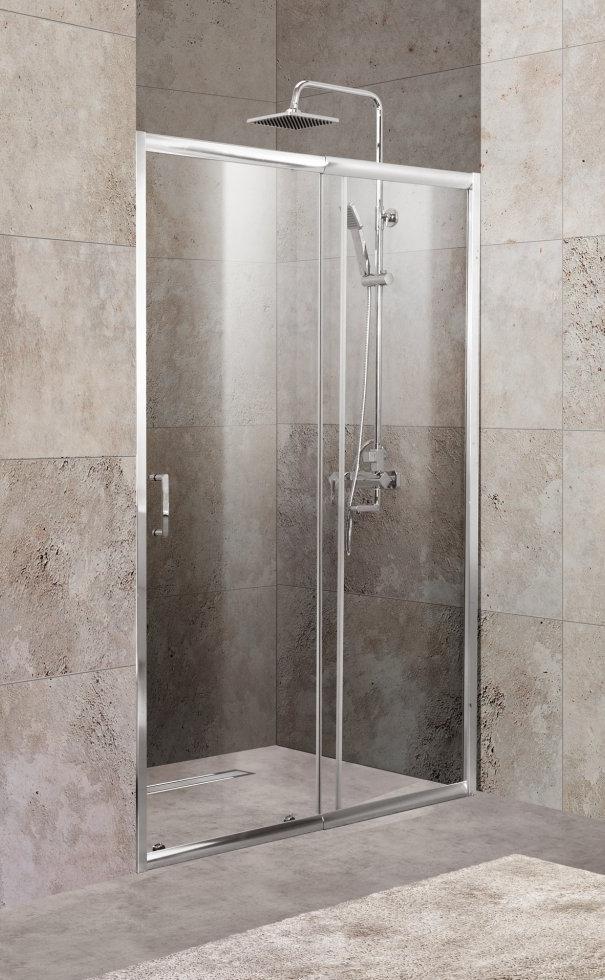 купить Дверь в проём BelBagno UNIQUE-BF-1-100/115-C-Cr 