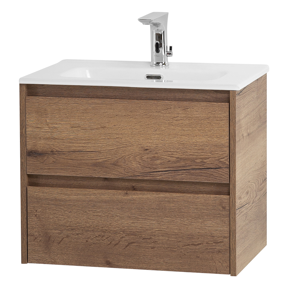 Тумба подвесная с раковиной BelBagno KRAFT 39-600/390-2C-SO-RT
