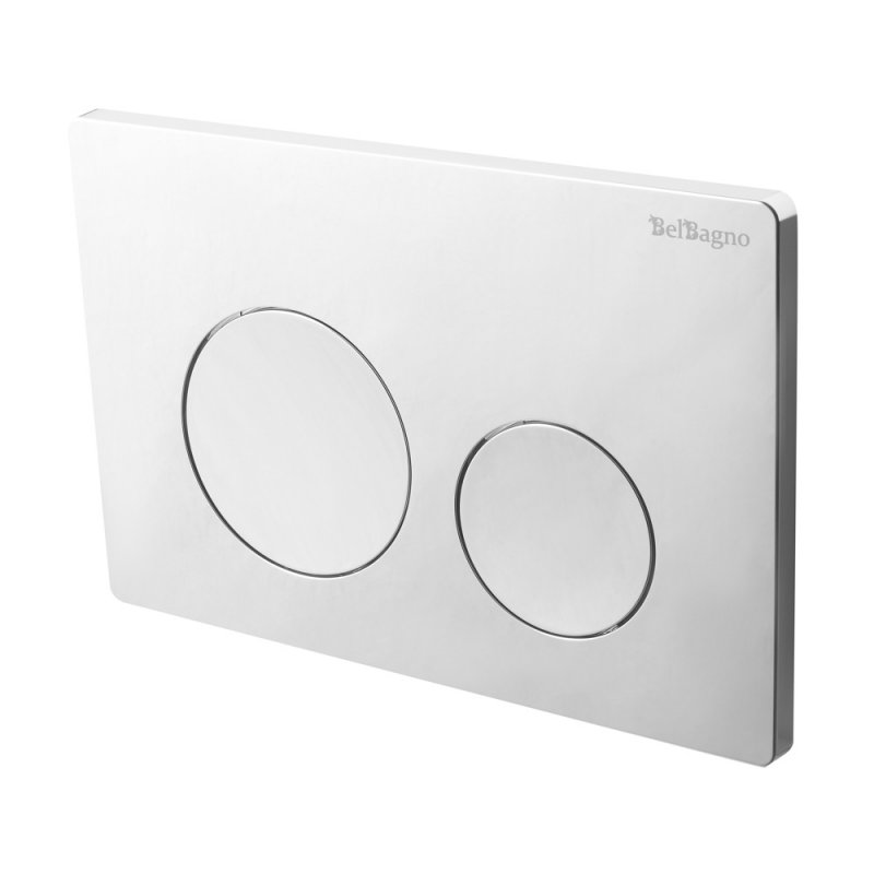 Кнопка смыва BelBagno BB-03C-CRM цвет хром