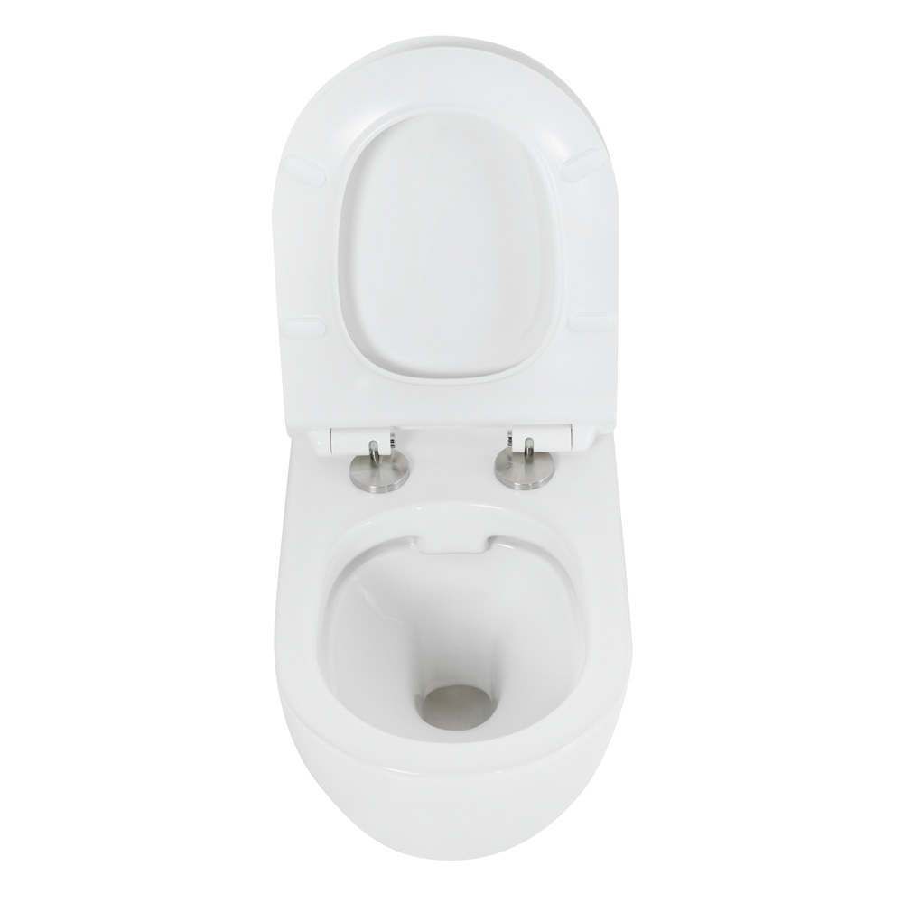 Унитаз подвесной Cezares STYLUS CZR-513-TH-R безободковый с сиденьем CZR-2011-SC