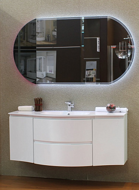 Мебель для ванной CEZARES VAGUE 140 см Bianco lucido