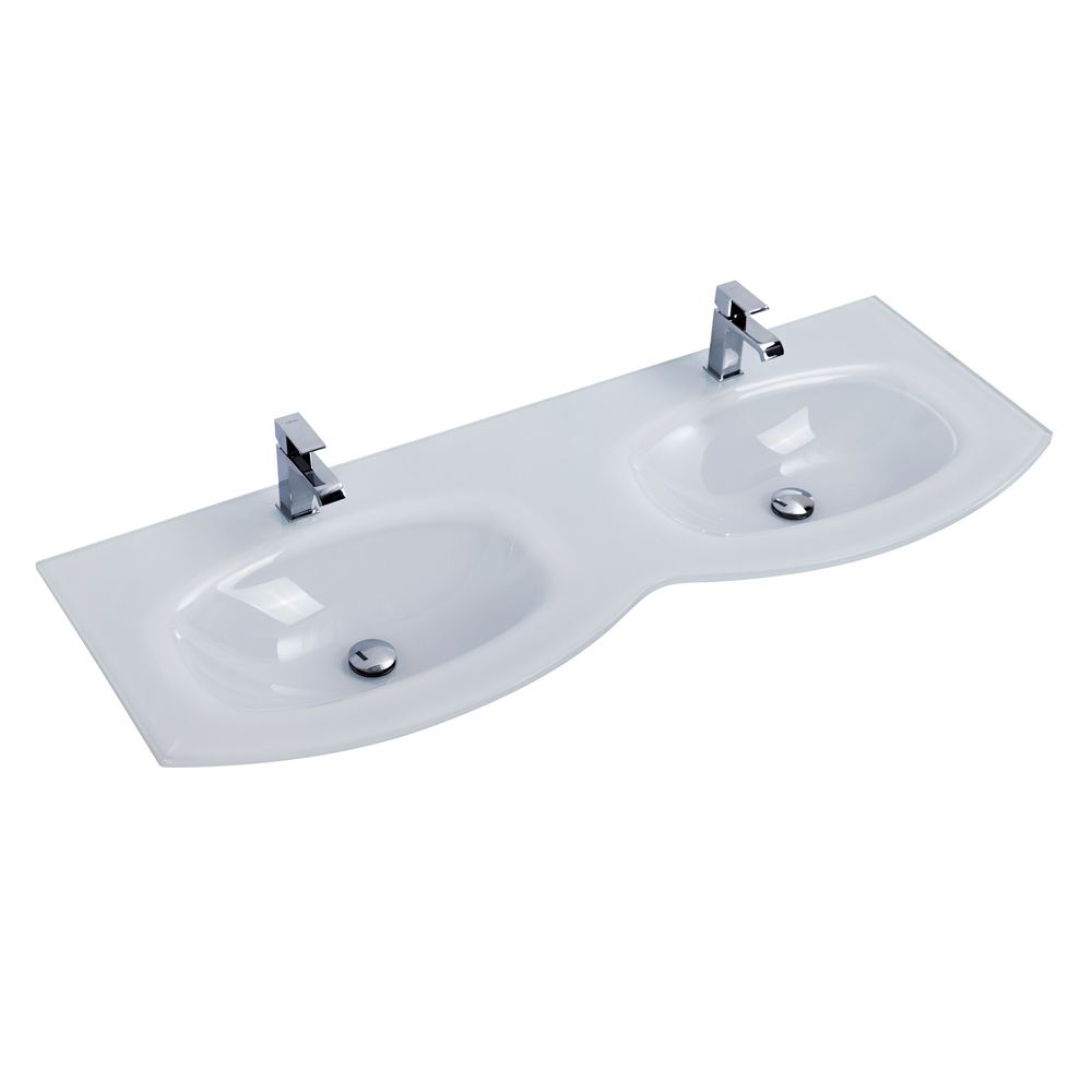 купить Раковина стеклянная с двумя чашами Cezares 82412 Extra-light 