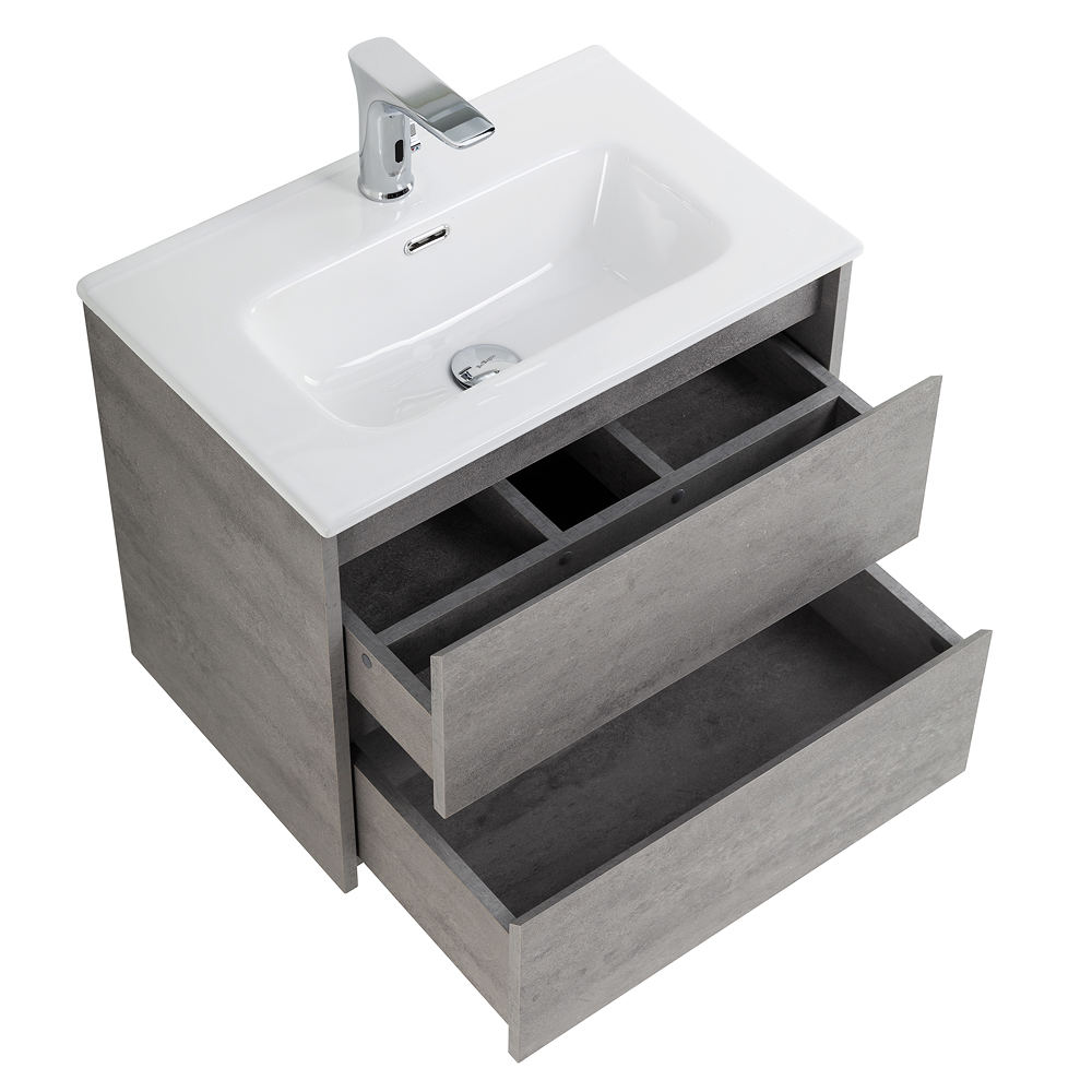 Тумба подвесная с раковиной BelBagno KRAFT 39-700/390-2C-SO-CG
