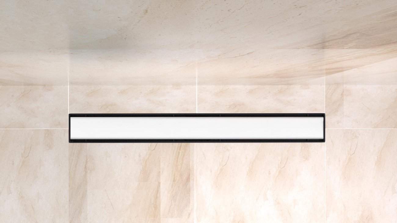 купить Душевой линейный трап 90 см BelBagno BB-LD-LUCE-90-BIANCO лоток белый матовый 