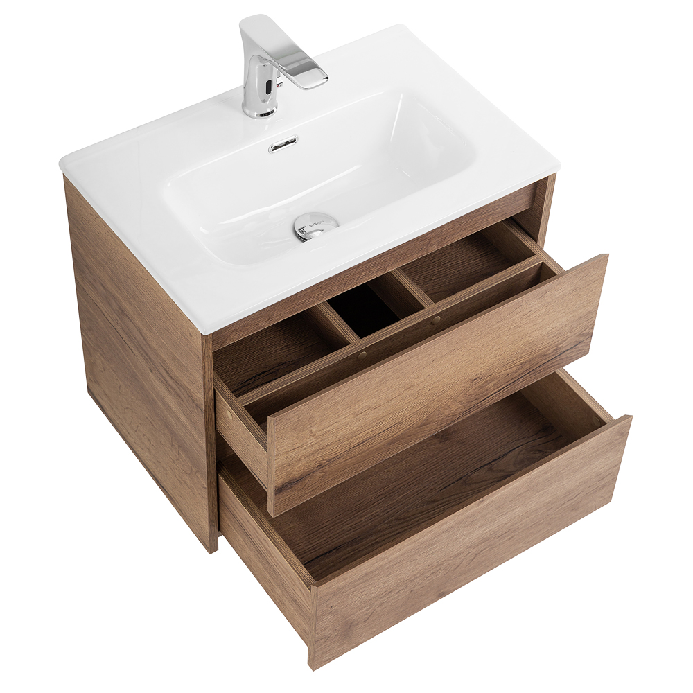 Тумба подвесная с раковиной BelBagno KRAFT 39-600/390-2C-SO-RT