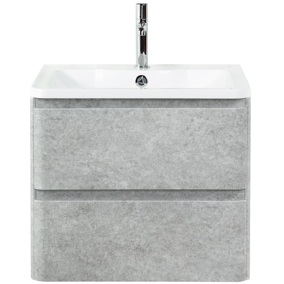 купить Тумба подвесная с раковиной BelBagno ALBANO-700-2C-SO-CVG Cemento Verona Grigio, раковина BB700/455-LV-MR-ALR 
