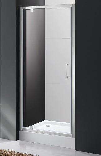 Дверь в проём Cezares MOLVENO-BA-1-90-C-CR-IV, 90х195, профиль хром, стекло прозрачное