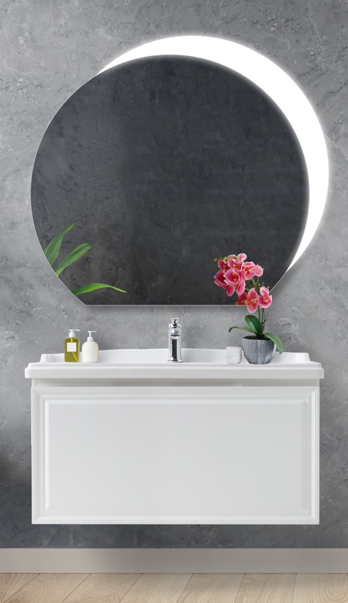 купить Мебель для ванной комнаты подвесная CEZARES GIUBILEO-1000-1C-SO-BL 100см Bianco Lucido  