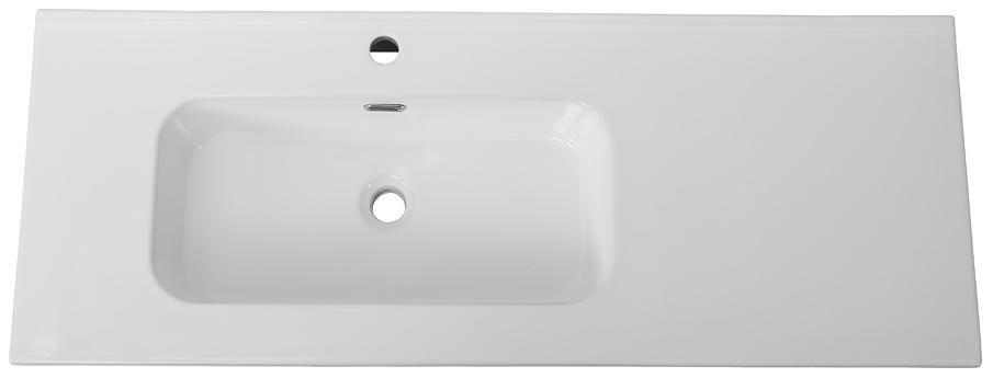 Керамическая раковина CEZARES CZR-8095-120-L, чаша слева