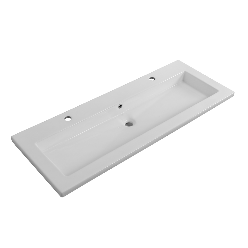 купить Раковина керамическая Cezares CZR-8070-120-1-2 на два смесителя 