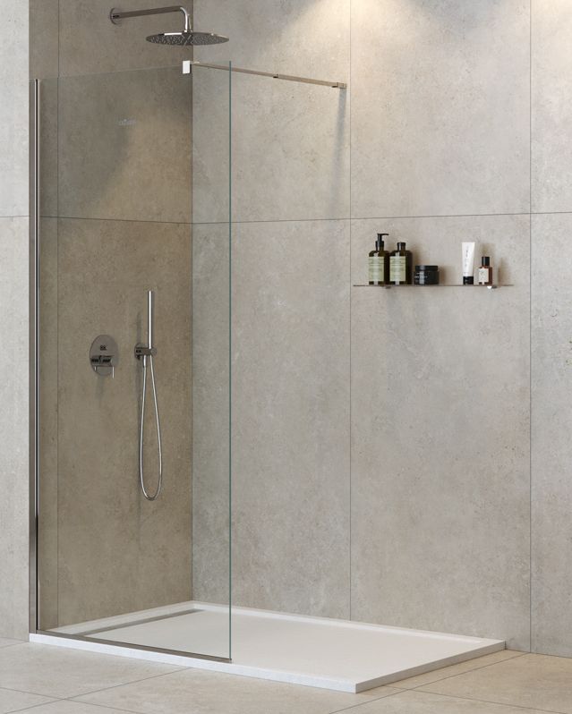купить Душевая перегородка Cezares LIBERTA-L-1-105-C-Cr 