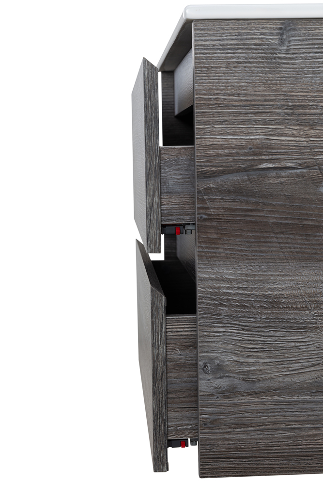 Тумба подвесная с раковиной BelBagno KRAFT 39-500/390-2C-SO-PP