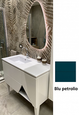 Мебель для ванной CEZARES 1973 106см Blu petrolio 55195 + 50213