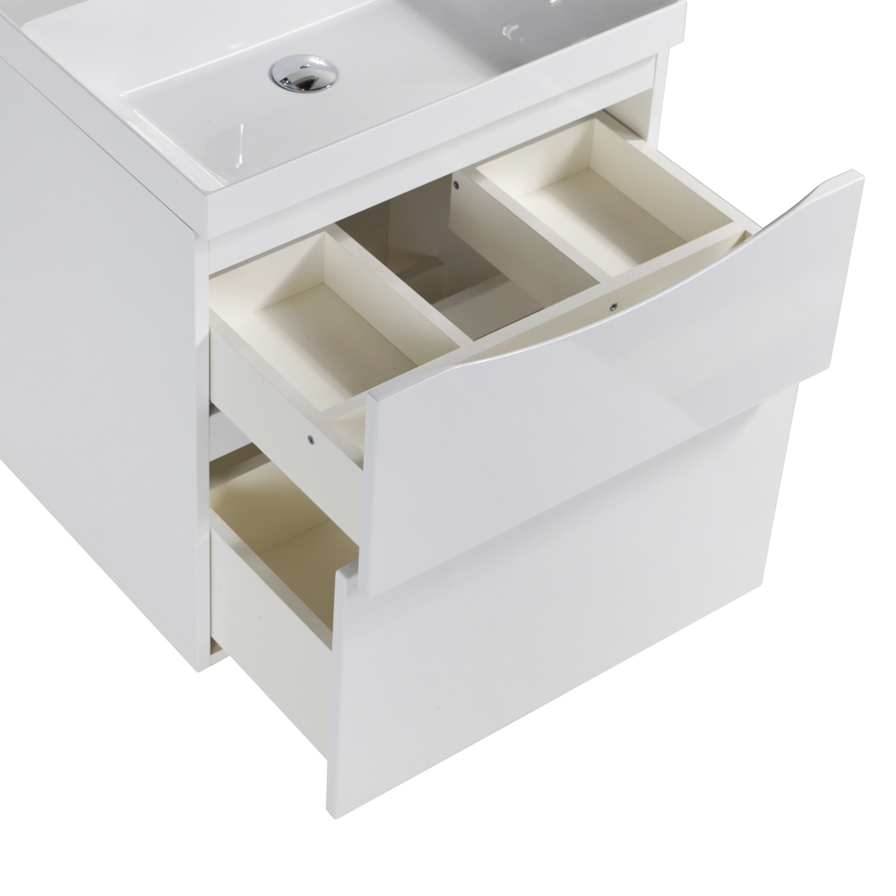 Тумба подвесная с раковиной BelBagno MARINO-H60-600-2C-SO-BL-P