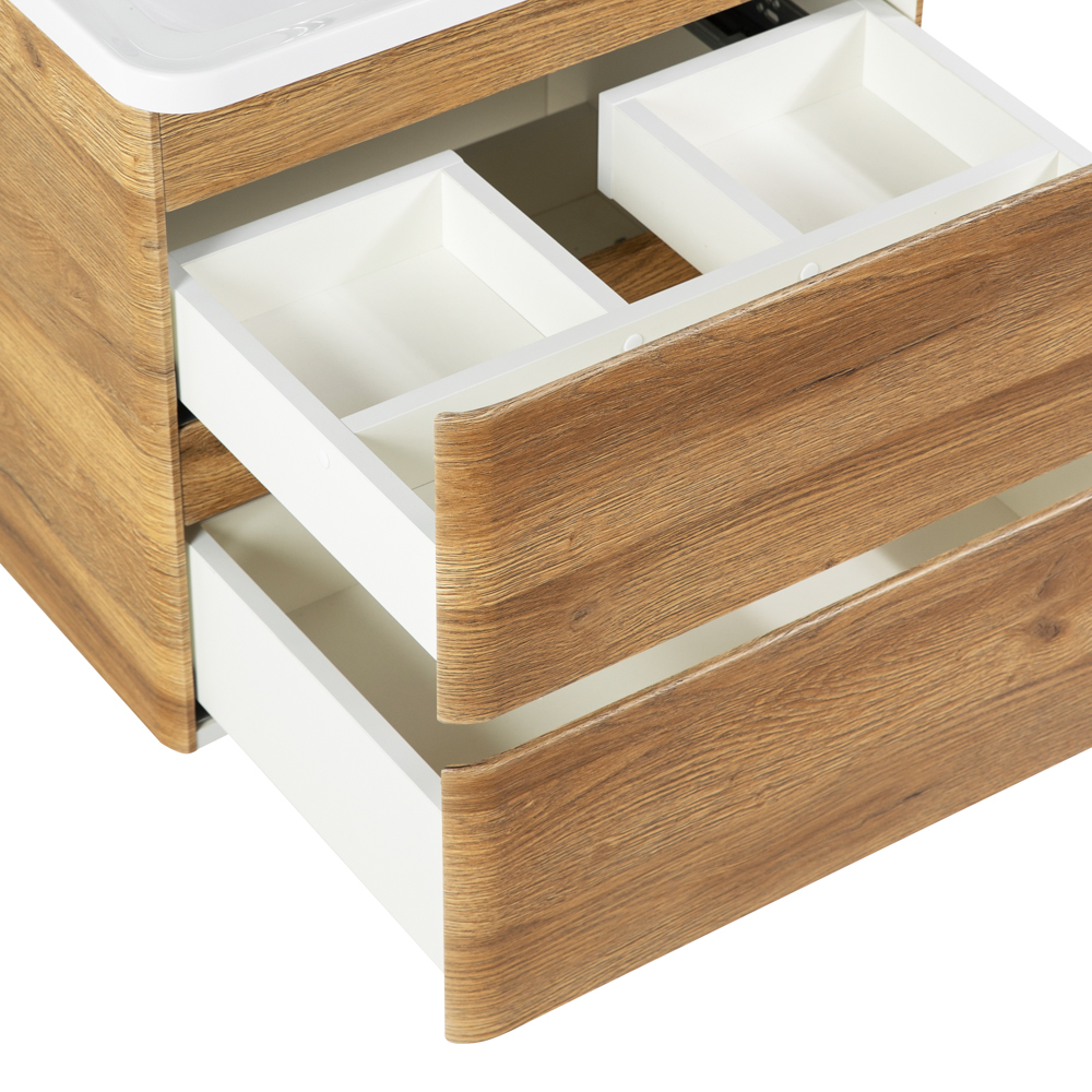 Тумба подвесная с раковиной BelBagno ALBANO-700-2C-SO-RR