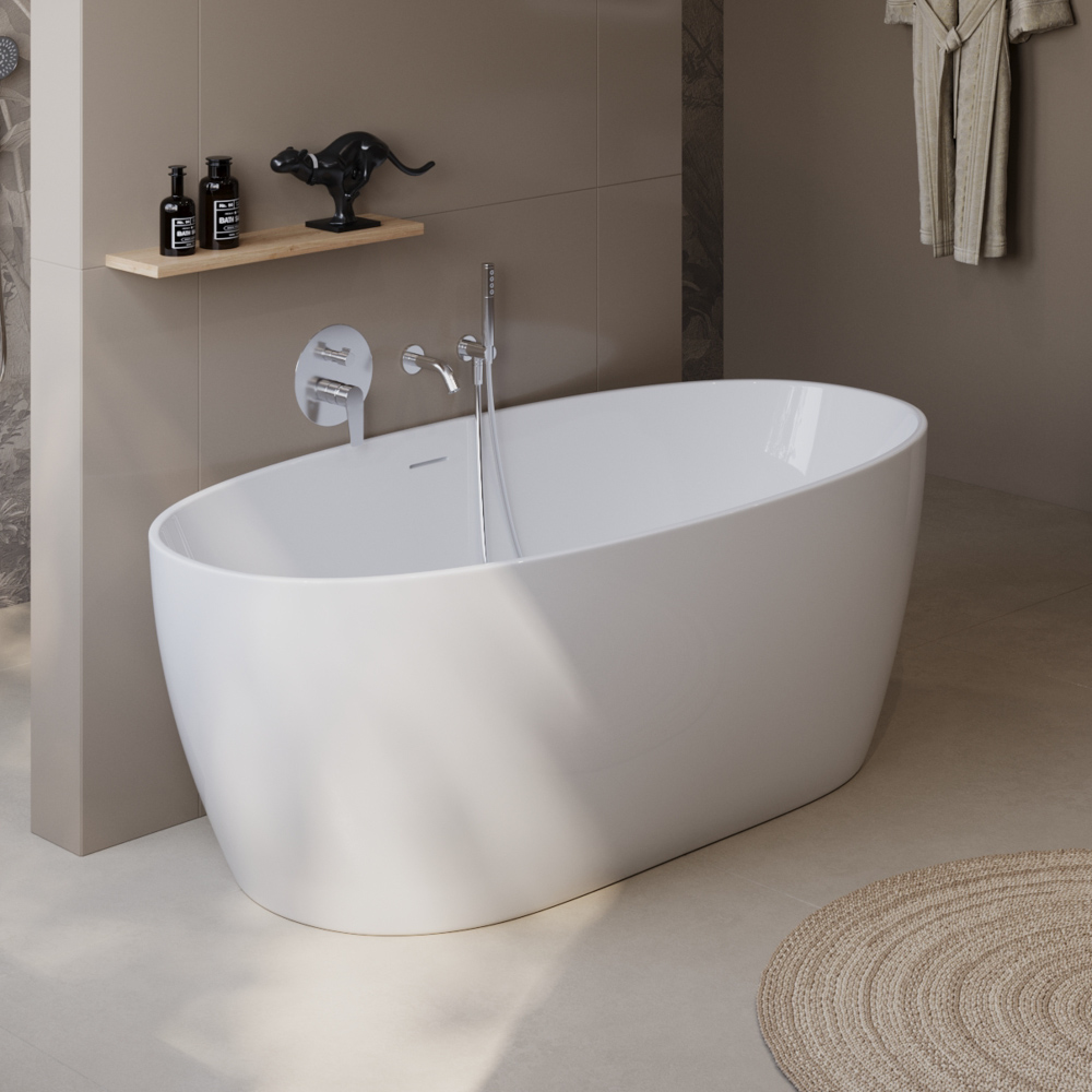 купить Ванна акриловая отдельностоящая BelBagno BB414-1700-800 