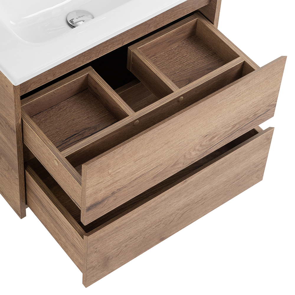 Тумба подвесная с раковиной BelBagno KRAFT 39-500/390-2C-SO-RT