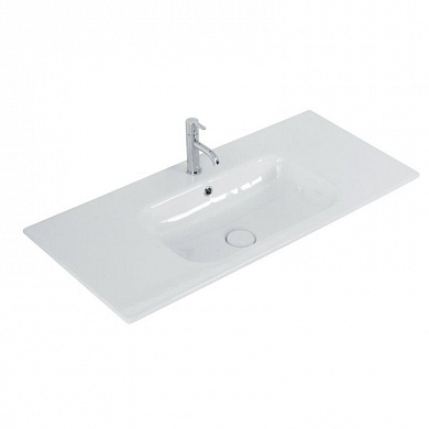 Мебель для ванной комнаты подвесная Cezares DUET-1000-2C-SO-BL 100см Bianco Lucido