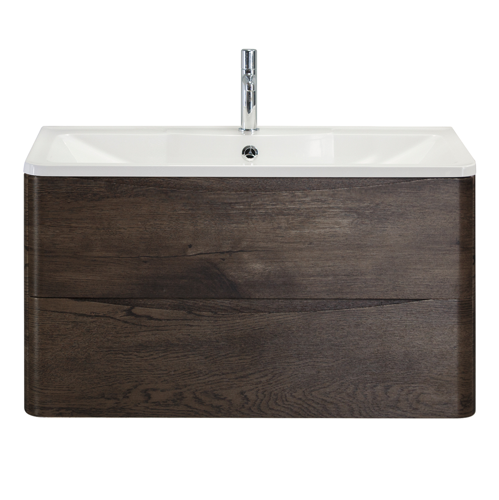 Мебель для ванной комнаты подвесная BelBagno ACQUA-900-2C-SO-RNG 90см Rovere Nature Grigio 