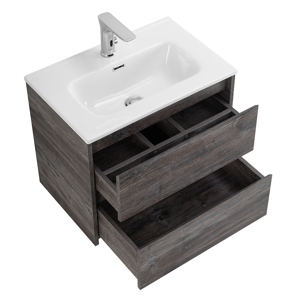 Тумба подвесная с раковиной BelBagno KRAFT 39-600/390-2C-SO-PP