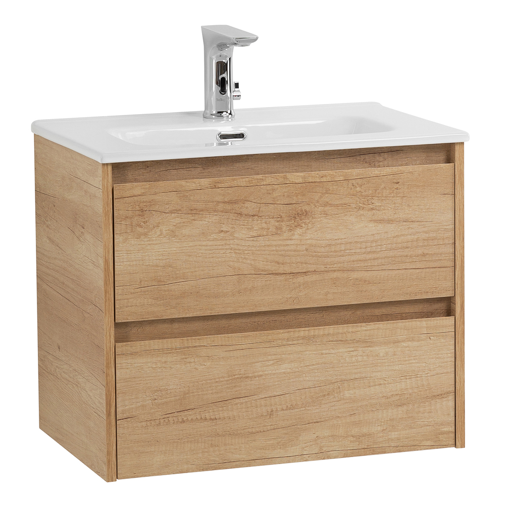 Тумба подвесная с раковиной BelBagno KRAFT 39-500/390-2C-SO-RNN