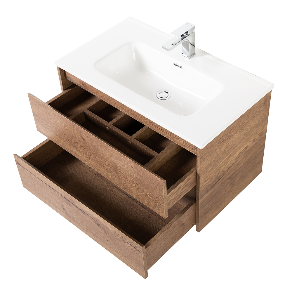Тумба подвесная под раковину BelBagno KRAFT-800-2C-SO-RT