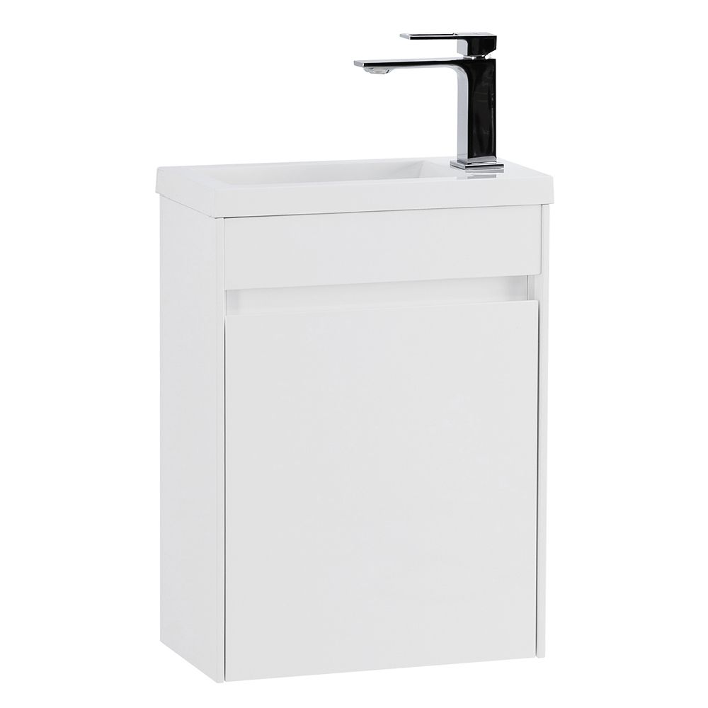 Тумба подвесная под раковину BelBagno PIETRA MINI-400-1A-SO-BL-L