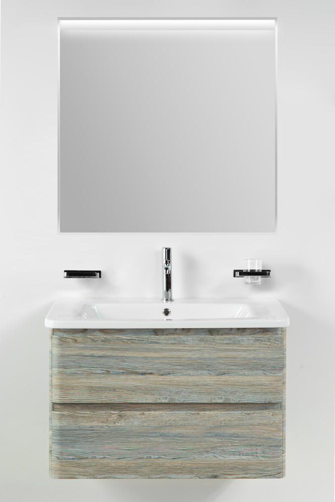 купить Тумба подвесная с керамической раковиной BelBagno ALBANO-CER-1050-2C-SO-PS 