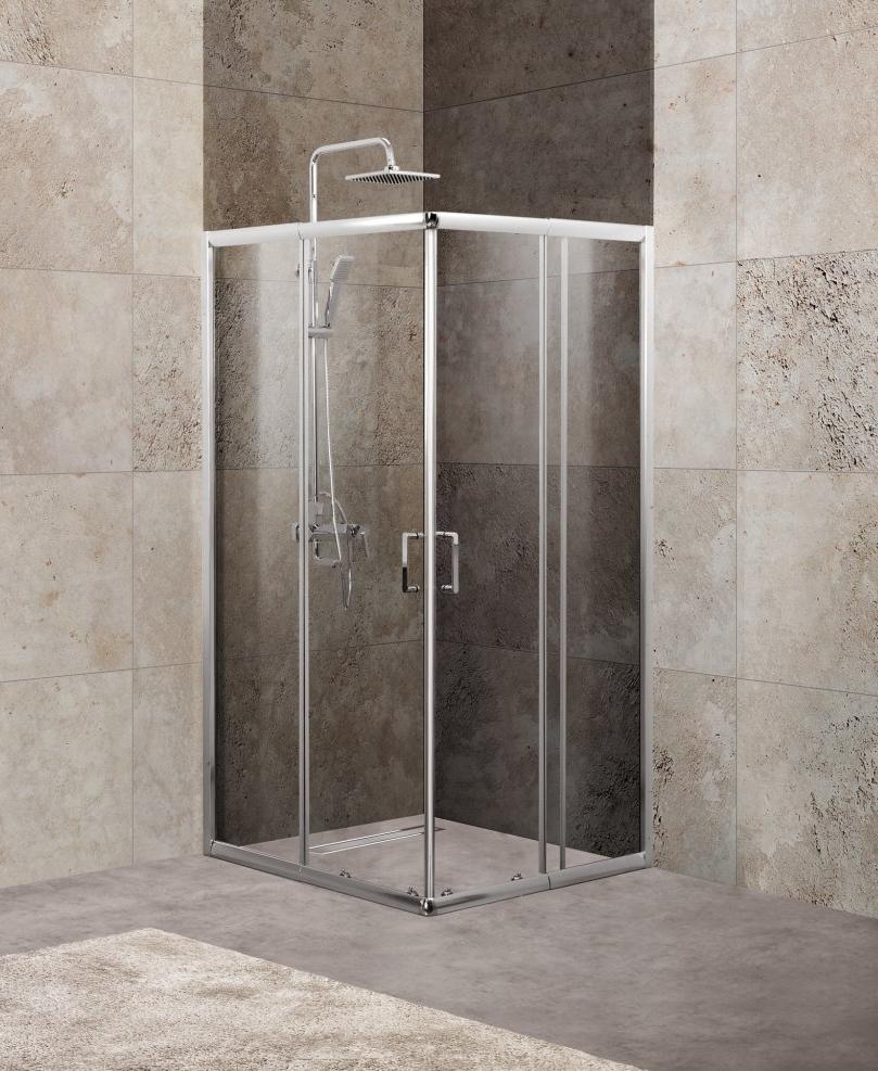 купить Душевой уголок BelBagno UNIQUE-A-2-85/100-C-Cr 