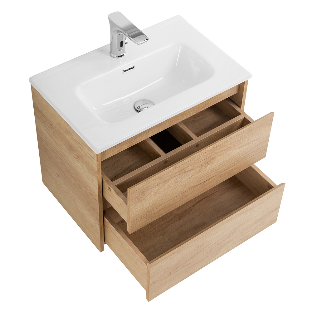 Тумба подвесная с раковиной BelBagno KRAFT 39-700/390-2C-SO-RNN
