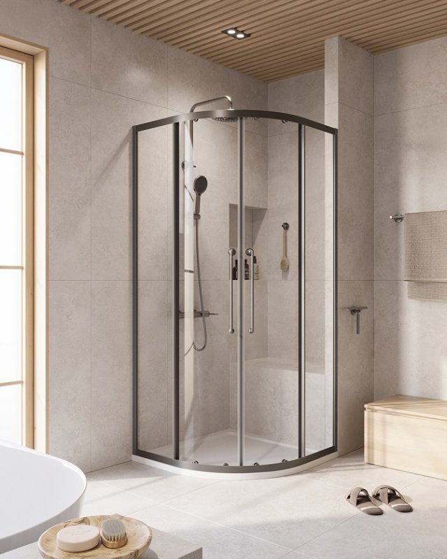 купить Душевой уголок Cezares RELAX-304-R-2-100-C-GM 