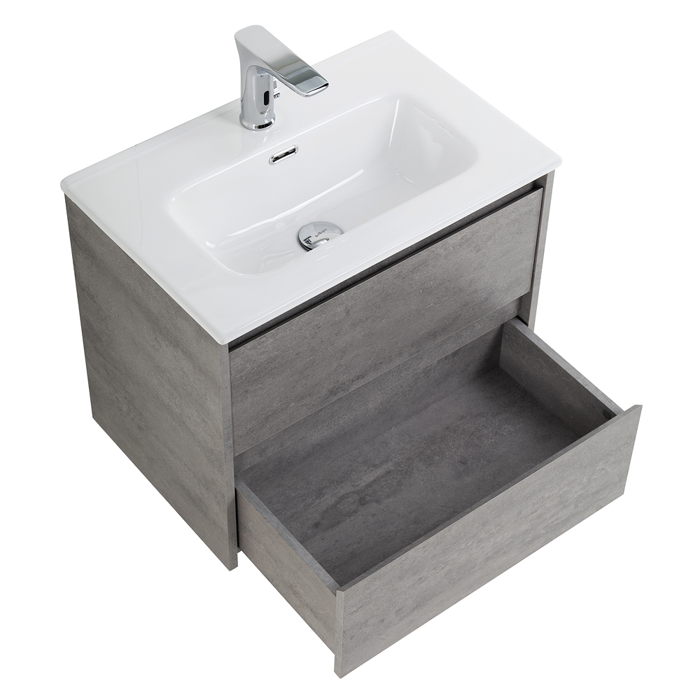 Тумба подвесная с раковиной BelBagno KRAFT 39-600/390-2C-SO-CG