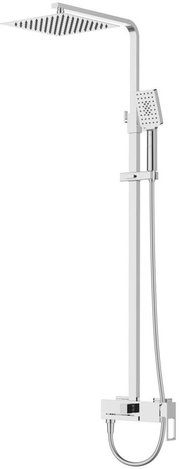Душевая стойка BelBagno LUCE с изливом LUC-VSCM-CRM