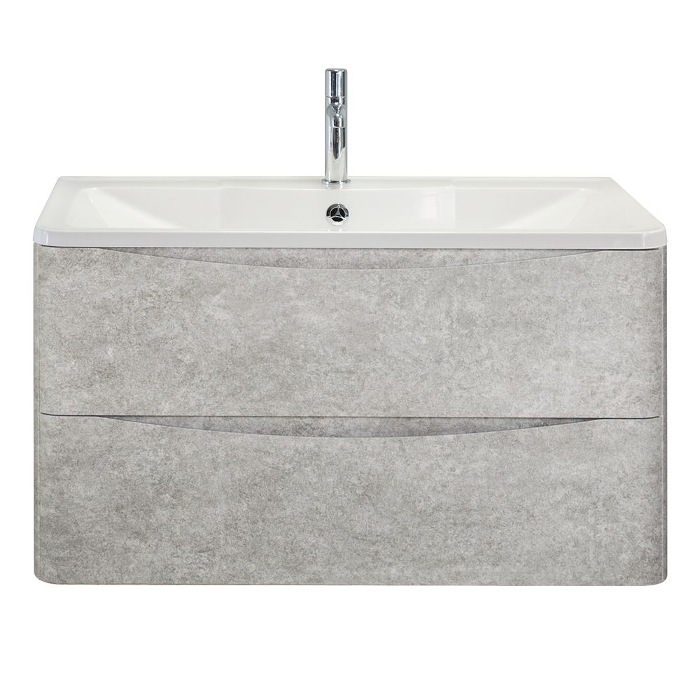 купить Мебель для ванной комнаты подвесная BelBagno ACQUA-1000-2C-SO-CVG 100 см Cemento Verona Grigio 