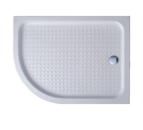 купить Поддон акриловый 120х80 правосторонний Cezares TRAY-A-RH-120/80-550-15-W-R с сифоном 