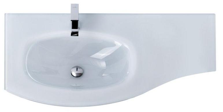 Раковина стеклянная чаша слева Cezares 82409 Extra-light