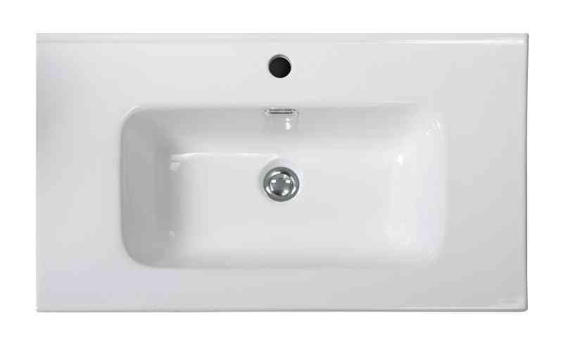 Тумба с раковиной подвесная BelBagno KRAFT-900-2C-SO-AO Голубой матовый, раковина белая BB900ETL