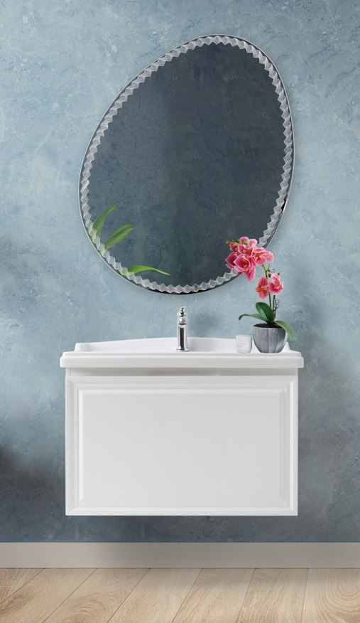 Мебель для ванной комнаты подвесная CEZARES GIUBILEO-800-1C-SO-BL 80см Bianco Lucido 