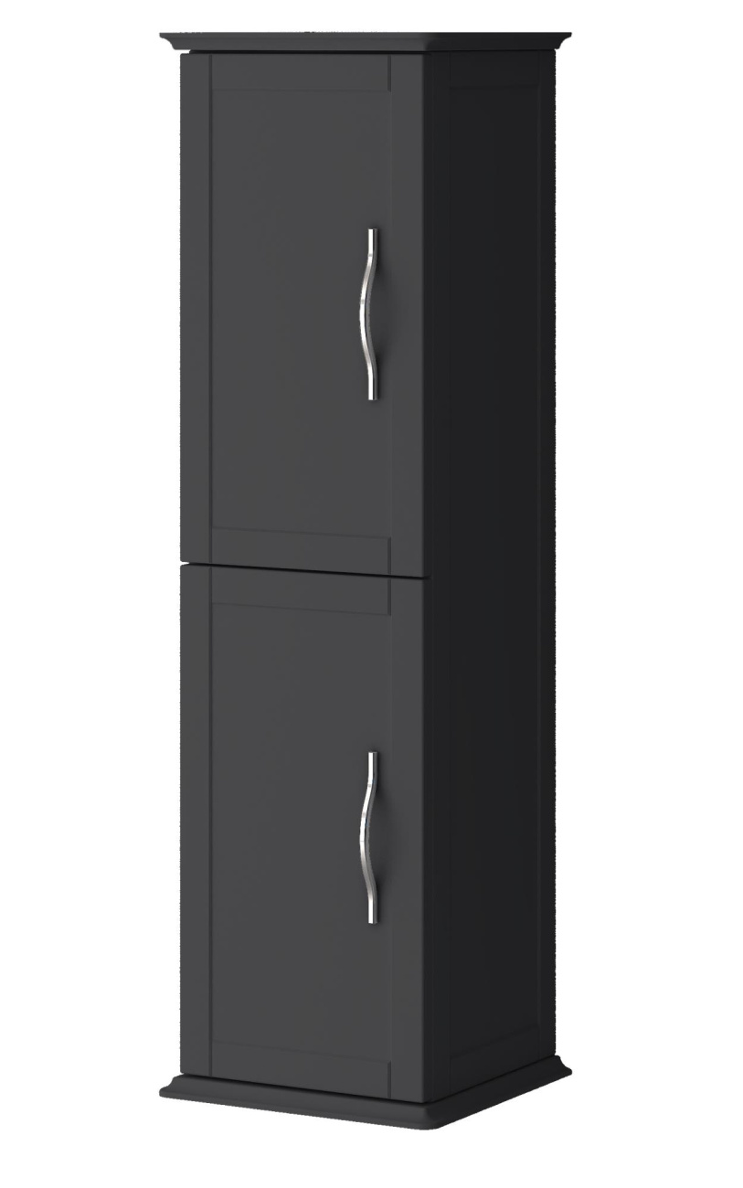 купить Пенал подвесной с двумя распашными дверцами, реверсивный Cezares TIFFANY 54964 Nero grafite 